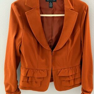 Women's Rust Blazer